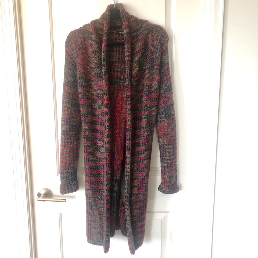 Cozy open front sweater